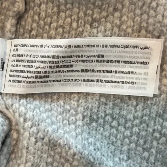 Abercrombie & Fitch V-Neck Sleeveless Sweater Vest Gray Houndstooth Size Small - Picture 10 of 12